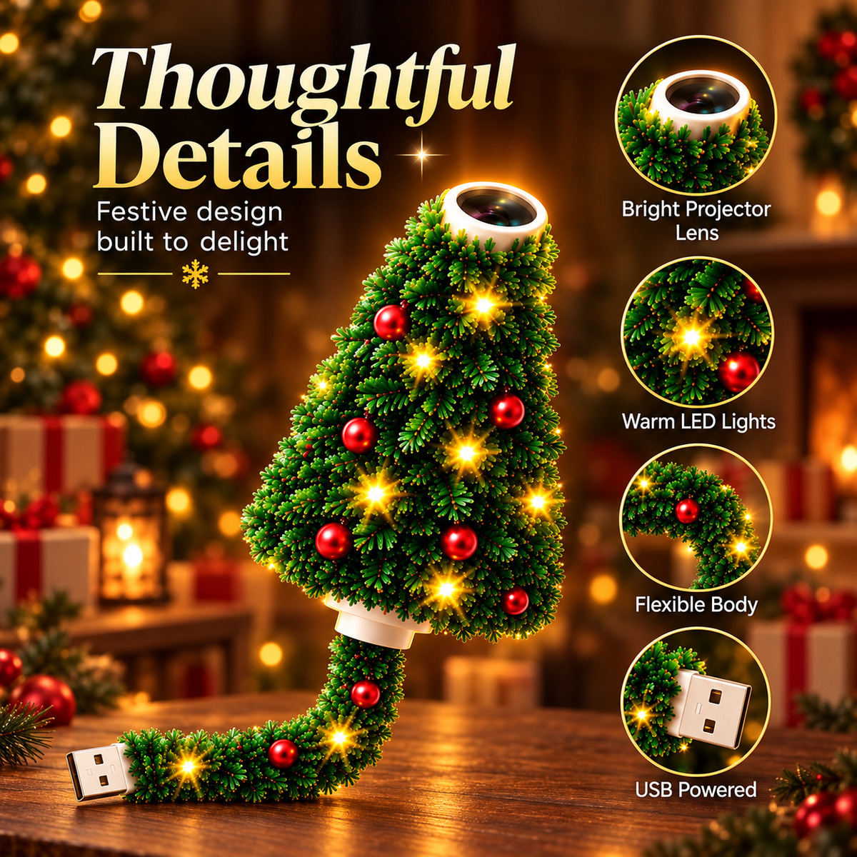 Christmas Projection Lamp