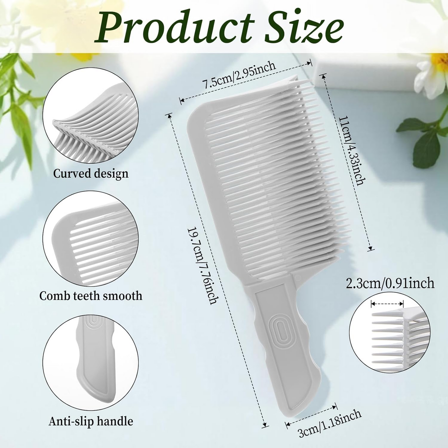 Curved Fade Comb