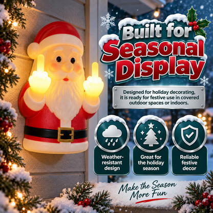 Naughty Santa Lamp