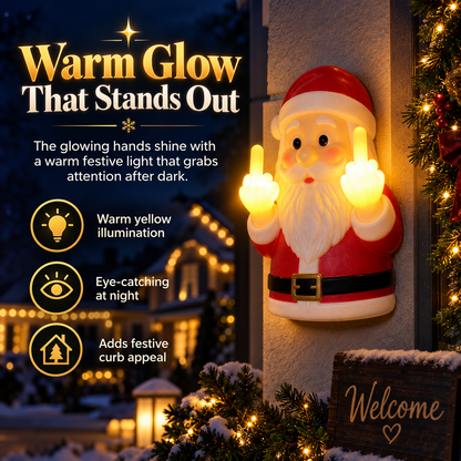 Naughty Santa Lamp