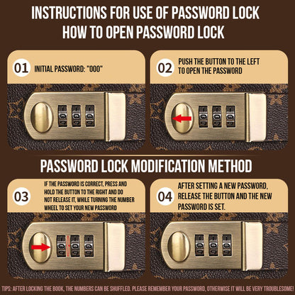 Password Locked Cash Book