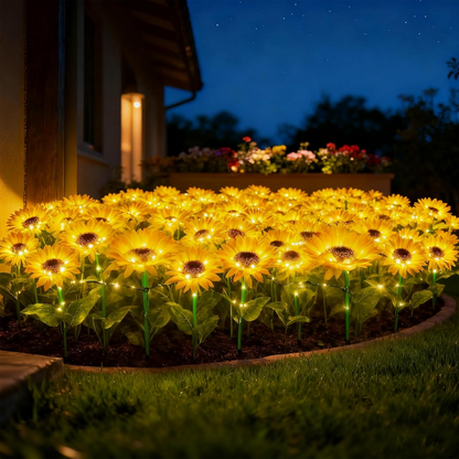 Solar Sunflower Light