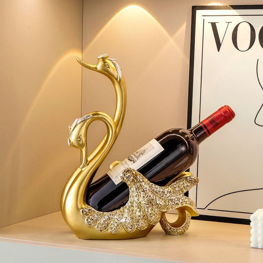 Elegant Swan Wine Holder