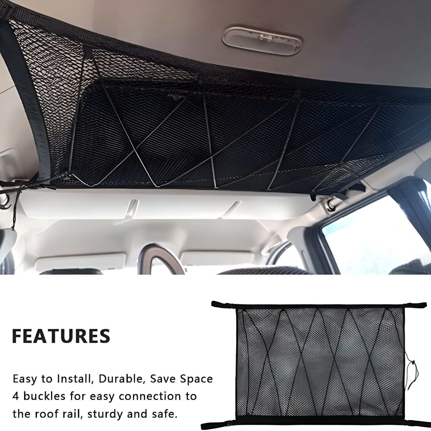 Car Roof Storage Net
