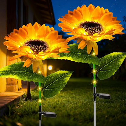 Solar Sunflower Light