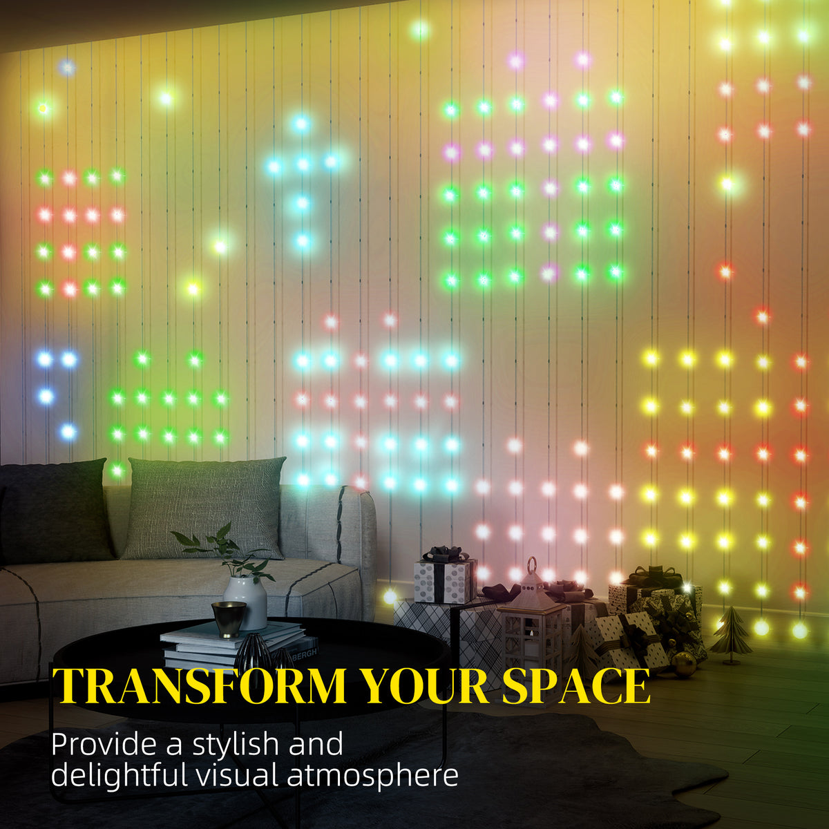 Pixel Curtain Lights
