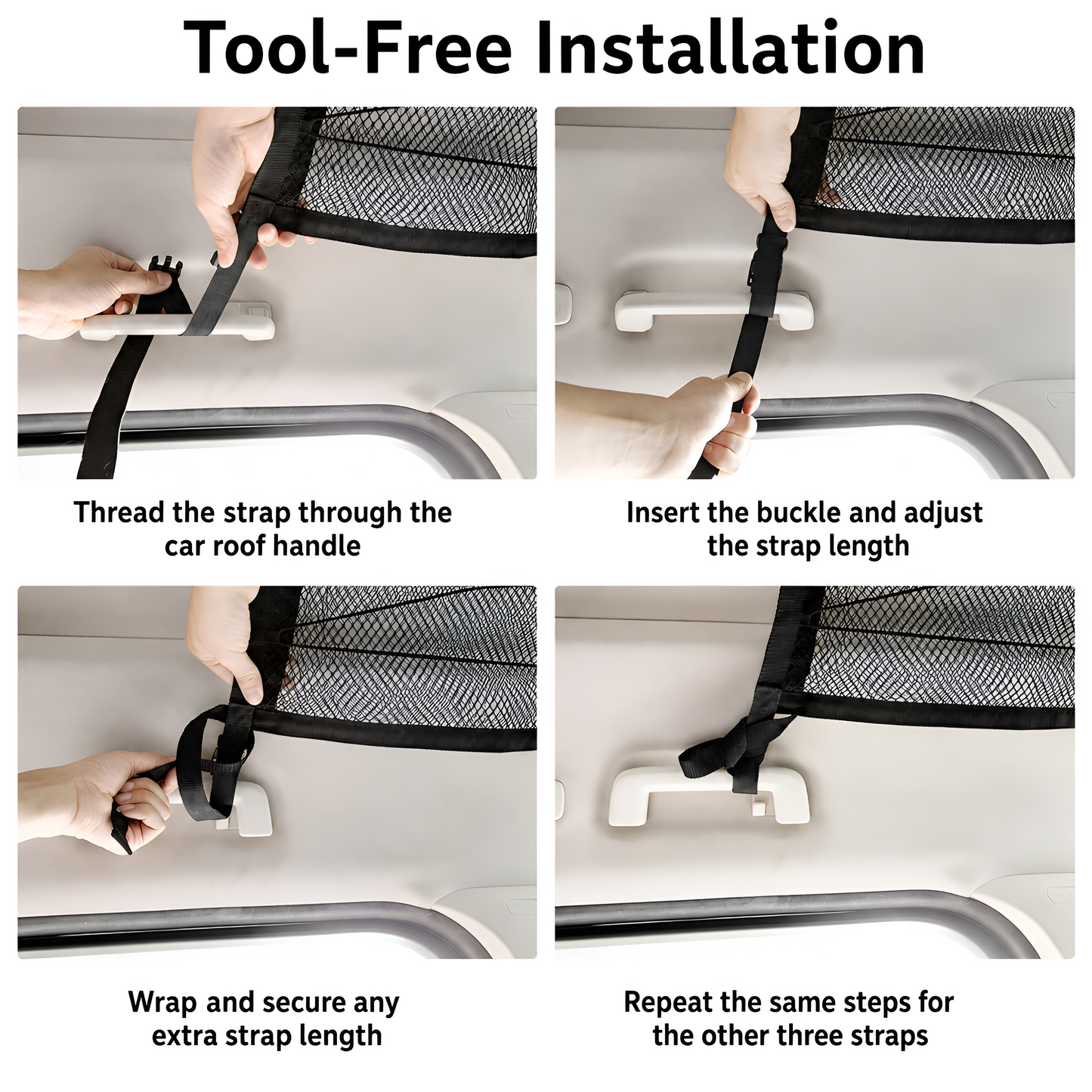 Car Roof Storage Net