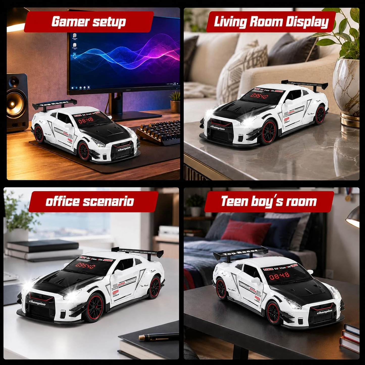 Hypercar Alarm Clock