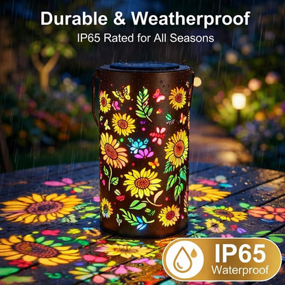 Solar Sunflower Lantern