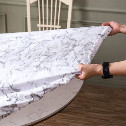 MarbleFit Round Table Cover